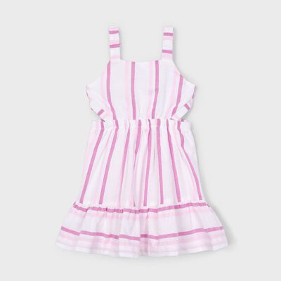 Mayoral Orchid Stripe Dress 3965