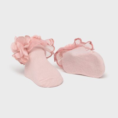 Mayoral Baby Pink Headband & Sock Set 9869