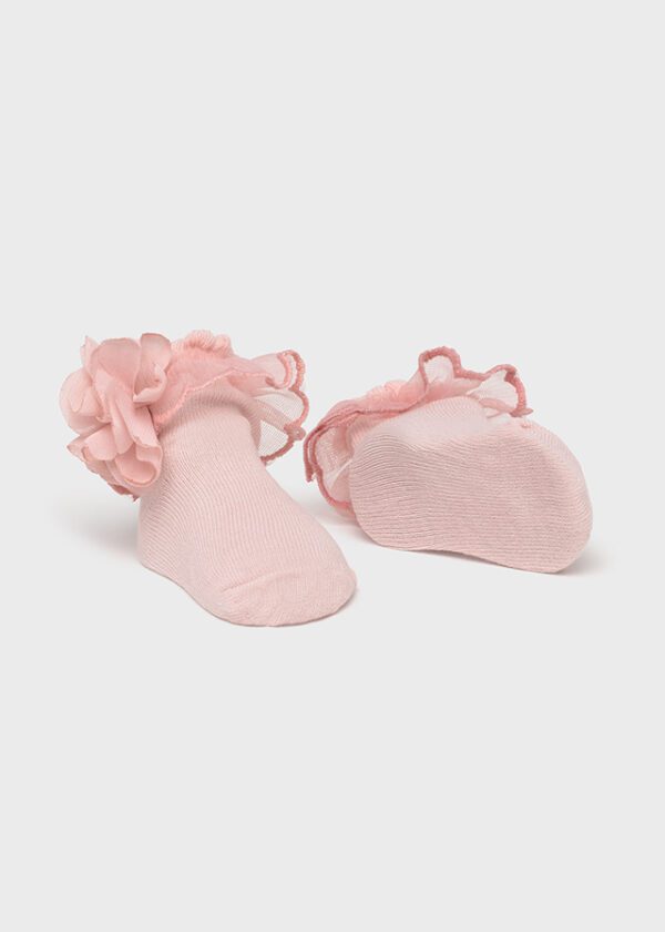 Mayoral Baby Pink Headband & Sock Set 9869