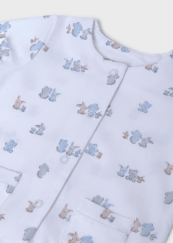 Mayoral Baby Blue Romper Gift Set 9910 - Image 3