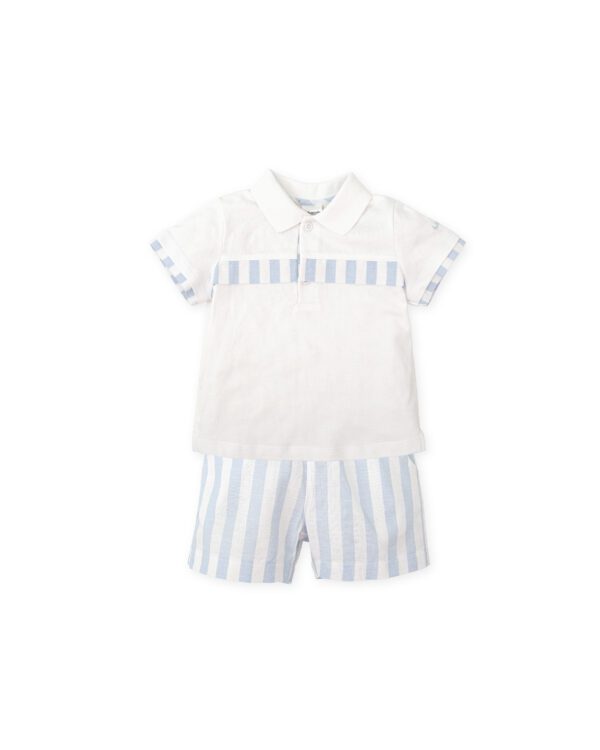 Tutto Piccolo Blue Shorts Set 2702