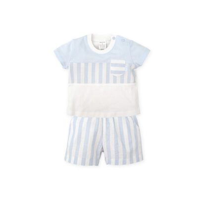 Tutto Piccolo Blue Shorts Set 2703