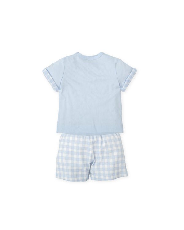 Tutto Piccolo Blue Shorts Set 2706 - Image 3