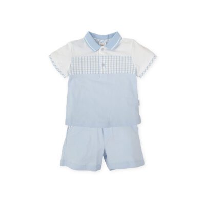 Tutto Piccolo Blue Shorts Set 2716