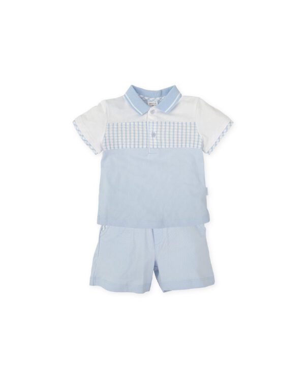 Tutto Piccolo Blue Shorts Set 2716