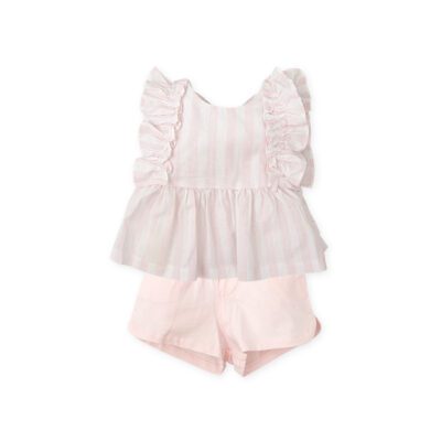 Tutto Piccolo Pink Shorts Set 2734