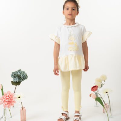 Caramelo Lemon English Summer Legging Set 341467