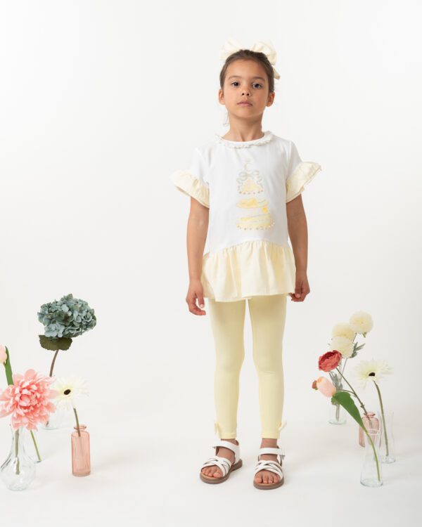 Caramelo Lemon English Summer Legging Set 341467