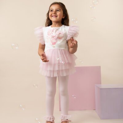 Caramelo Pink Fly Away Legging Set 341471