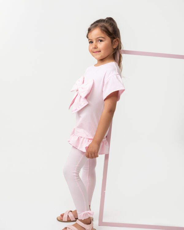 Caramelo Pink Elevated Essentials Legging Set 341475 - Image 3