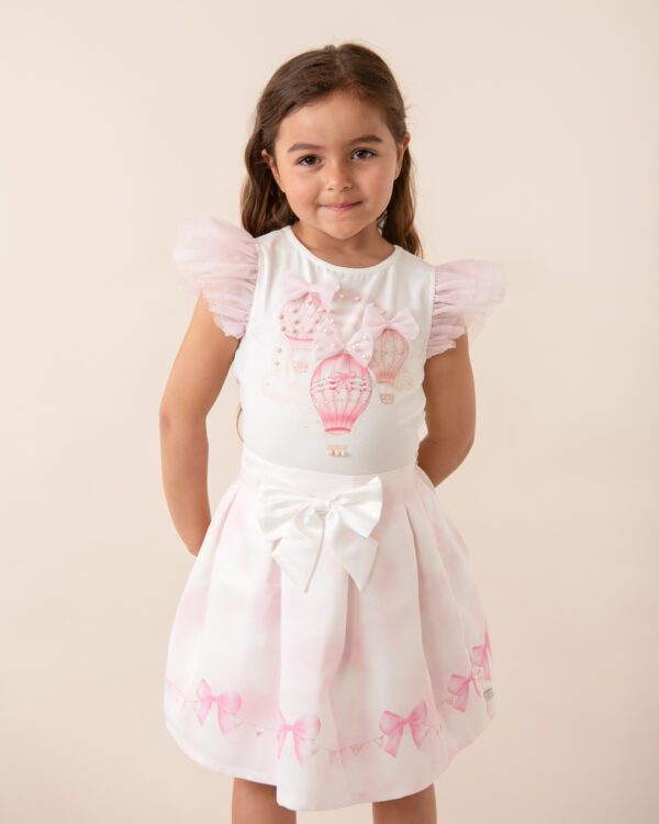 Caramelo Pink Fly Away Skirt Set 342272 - Image 3