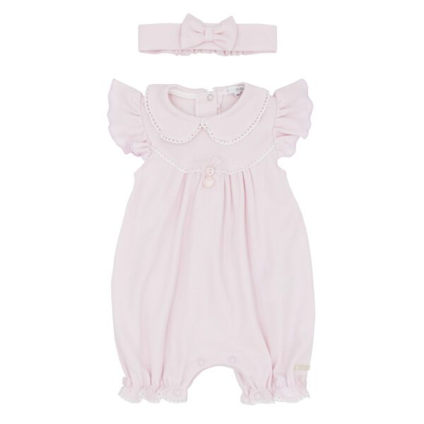 Blues Baby Sitges Romper & Headband 1754 - Image 3