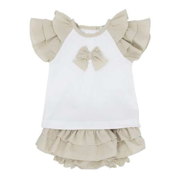 Blues Baby Ibiza Beige Bloomers Set 1836