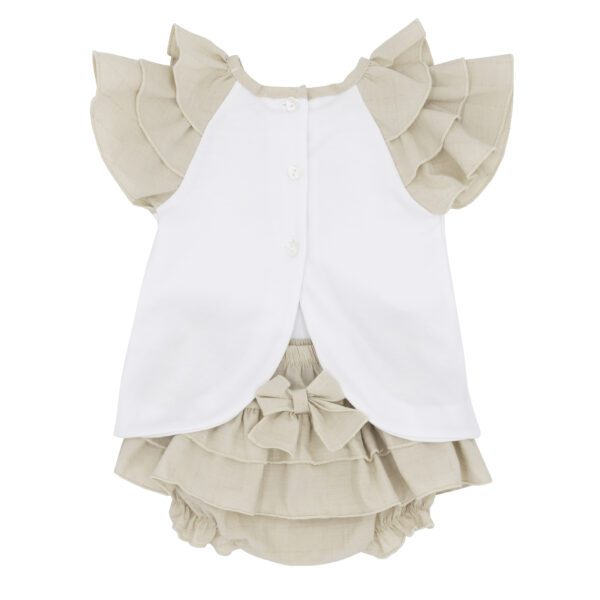 Blues Baby Ibiza Beige Bloomers Set 1836 - Image 2