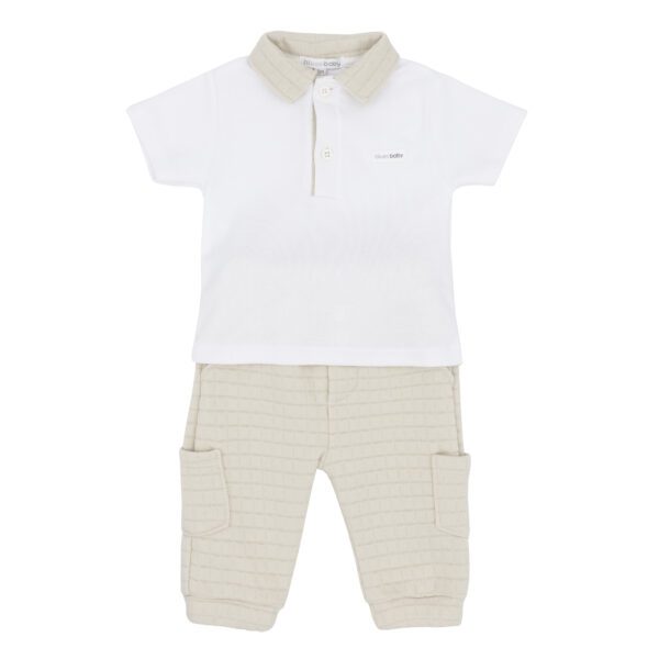 Blues Baby Seville Beige Trouser Set 1891 - Image 2