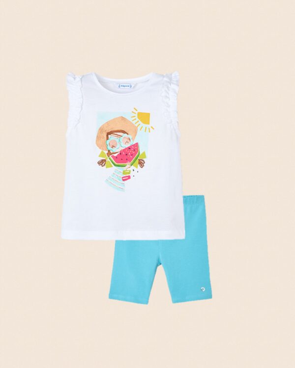 Mayoral Aqua Shorts Set 610/3021