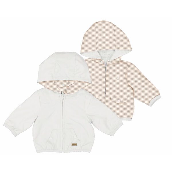 Mayoral Baby Reversible White Jacket 1456