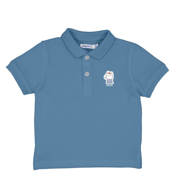 Mayoral Toddler Blue Polo 1108