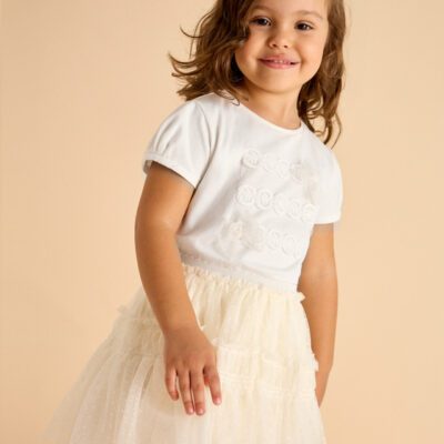 Mayoral Cream Skirt Set 3001/3961