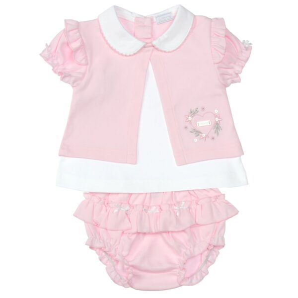 Amore Pink Bloomers Set 8013