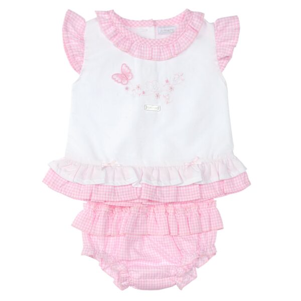 Amore Pink Bloomers Set 8040