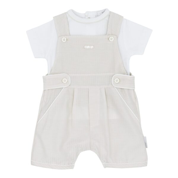 Blues Baby Girona Beige Dungaree 1827