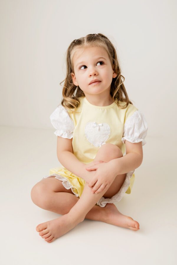 Pastels & Co Lyla Lemon Shorts Set 202S