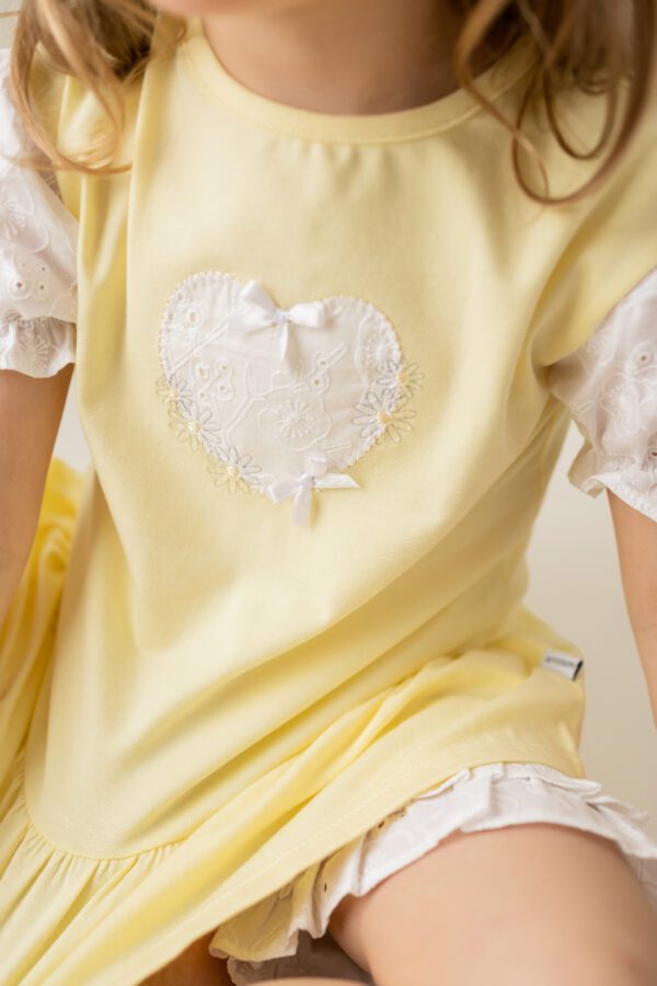 Pastels & Co Lyla Lemon Shorts Set 202S - Image 2