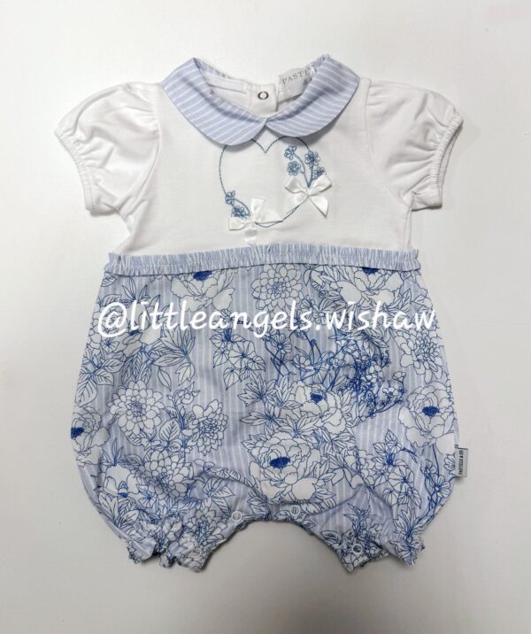 Pastels & Co Lillian Blue Romper 202L