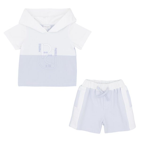 Pastels & Co Harold Blue Shorts Set 201B - Image 3