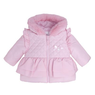 Blues Baby Pink Quilted Jacket 0653