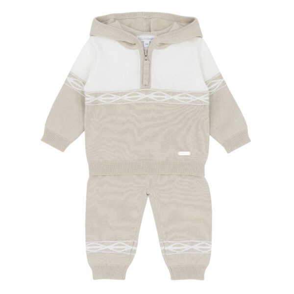 Blues Baby Bruges Beige Knit Set 2134