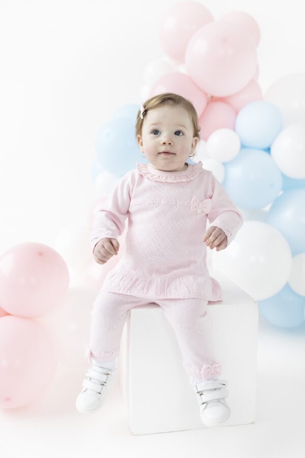 Blues Baby Halle Knitted Pink Set 2146