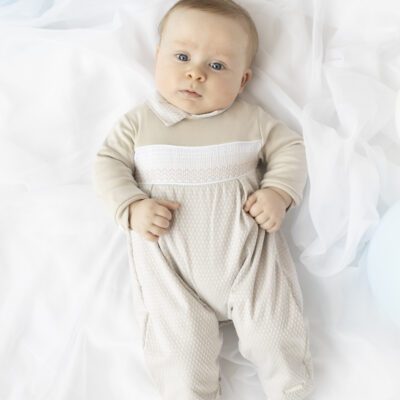 Blues Baby Beaumont Beige Romper 2167
