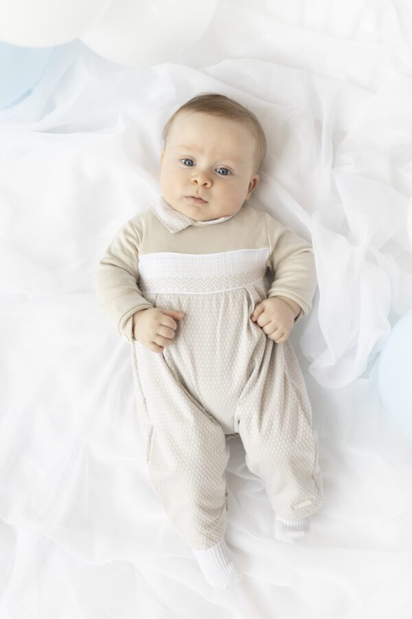 Blues Baby Beaumont Beige Romper 2167