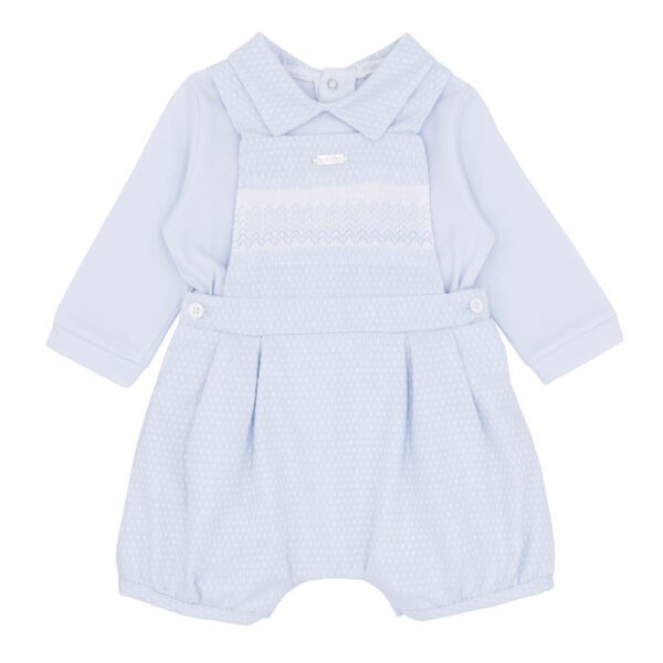 Blues Baby Beaumont Blue Dungaree Set 2172 - Image 2