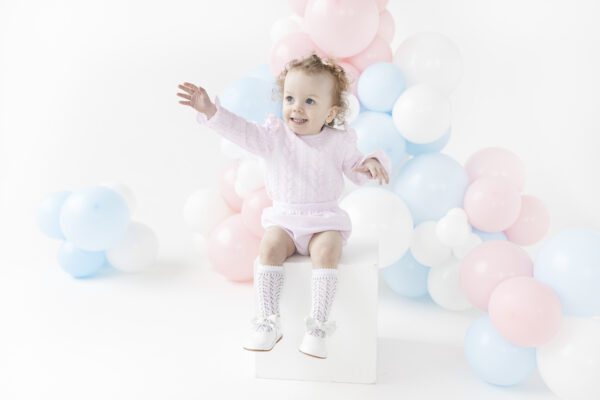 Blues Baby Delft Pink Bloomers Set 2187 - Image 2