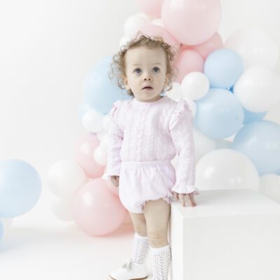 Blues Baby Delft Pink Bloomers Set 2187