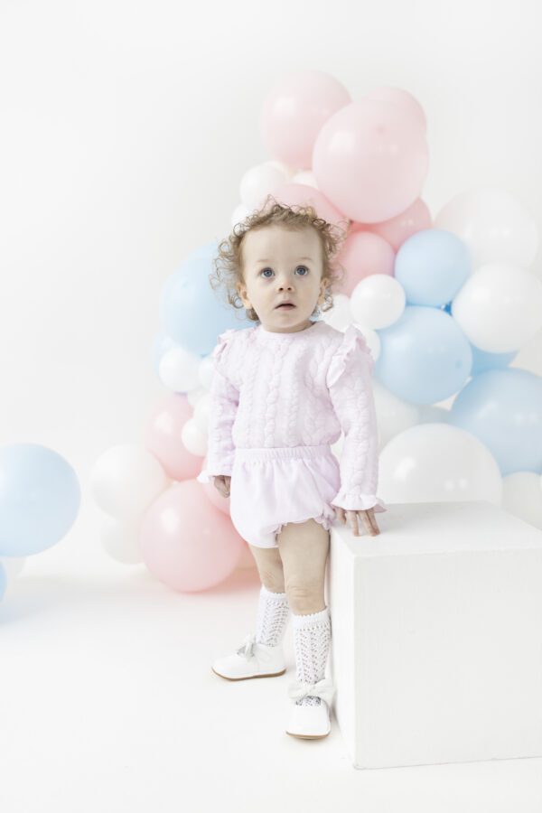 Blues Baby Delft Pink Bloomers Set 2187