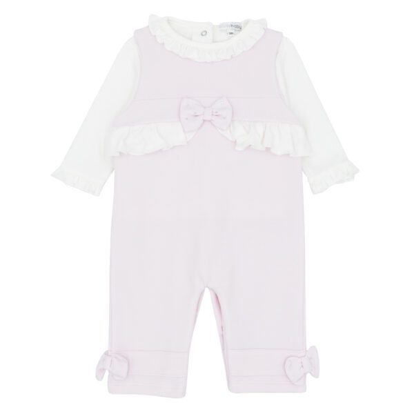Blues Baby Fontaine Pink Dungaree Set 2197 - Image 3