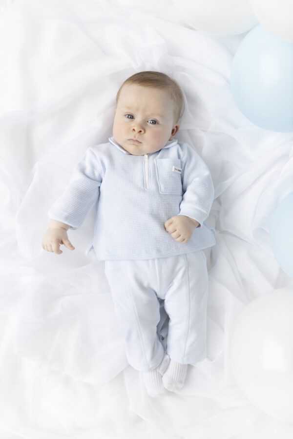Blues Baby Antwerp Blue Hooded Set 2211