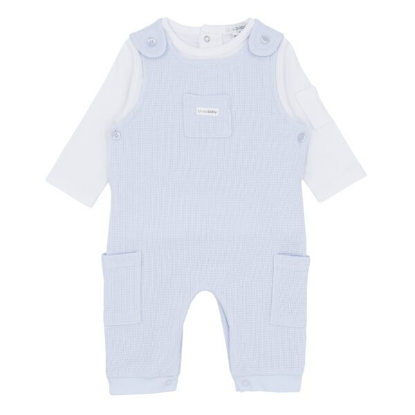 Blues Baby Antwerp Blue Dungaree Set 2213 - Image 2