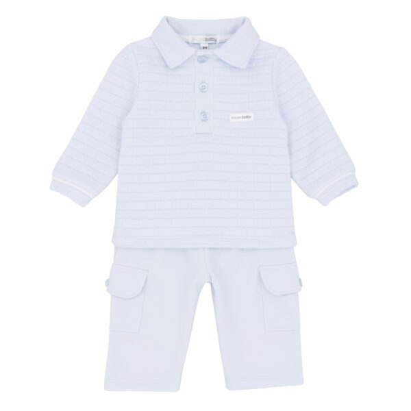 Blues Baby Amsterdam Blue Polo Set 2222 - Image 2