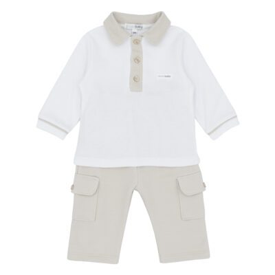 Blues Baby Amsterdam Beige Polo Set 2226