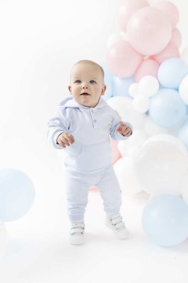 Blues Baby Antwerp Blue Hooded Set 2231
