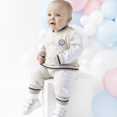 Blues Baby Brussels Beige Jog Set 2242