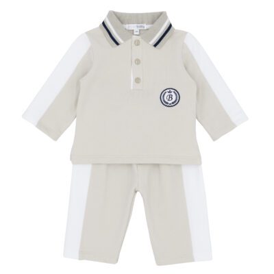 Blues Baby Brussels Beige Polo Set 2244