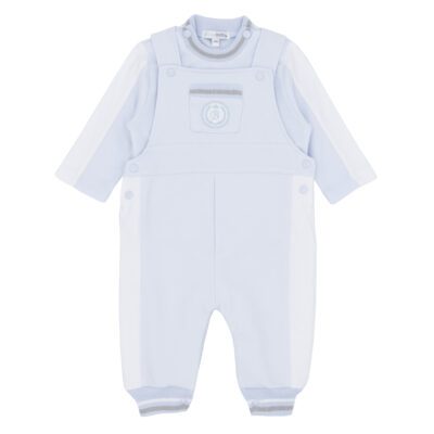 Blues Baby Brussels Blue Dungaree Set 2245