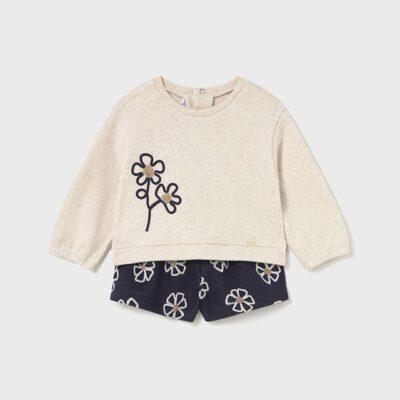 Mayoral Toddler Navy Shorts Set 2262