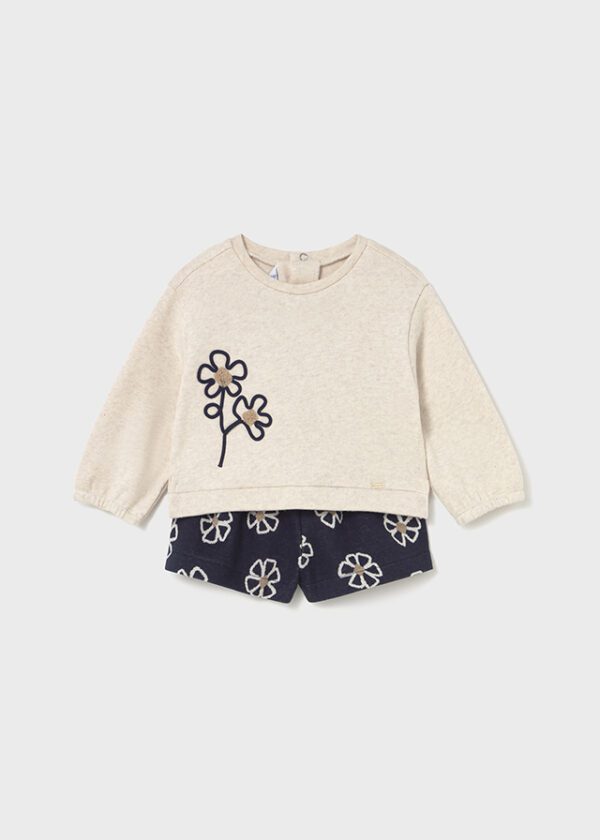 Mayoral Toddler Navy Shorts Set 2262